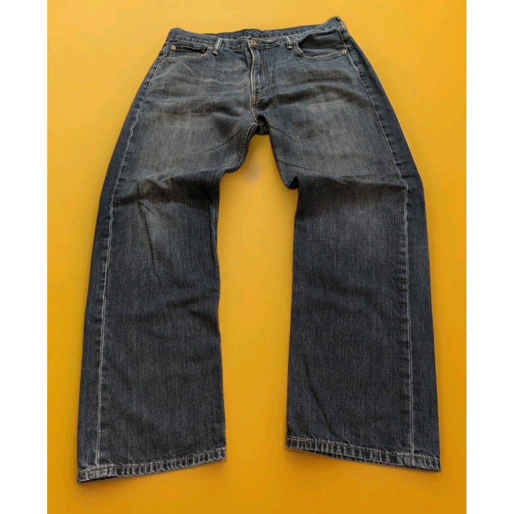 Levi's 569 Loose Straight Fit Mens Blue Jeans Sz 36 x 34 100% Cotton GUC
